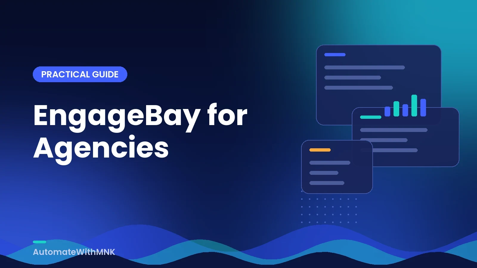 Illustration for the article: EngageBay for Agencies: Sales, Clients and Handoffs