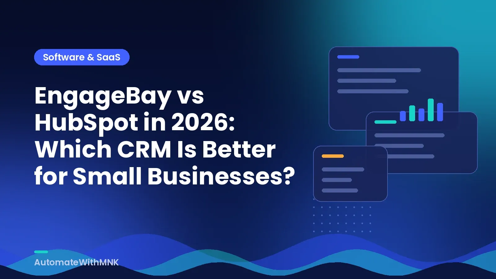 Illustration for the article: EngageBay vs HubSpot in 2026: Which CRM Is Better for Small Businesses?